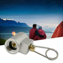 Gas Convertor Refill Adapter Saver Plus Butane Stove AU Picnic Hiking J2K8