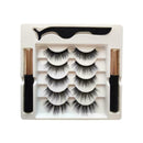 5 Pairs Magnetic Liquid Eyeliner Eyelashes Kit Natural Long Set. Quality B8L0