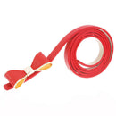 Woman's Candy Color Bowknot PU Leather Waistband - Red D7V8