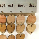 Wooden Birthday Calendar Board DIY Family & Friends Birthday Sign Special D P7U9
