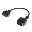 2x Diagnostic Extender 16P to 20P OBD2 Car Engine Fault Code Reader for KIA