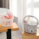 Plastic Storage Basket Portable Small Bath Basket Desktop Storage Box Kitch M3E9