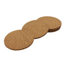 6pcs Plain Round Cork Coasters Coffee Drink Tea Cup Mat Placemats Wine Tabl U6W5