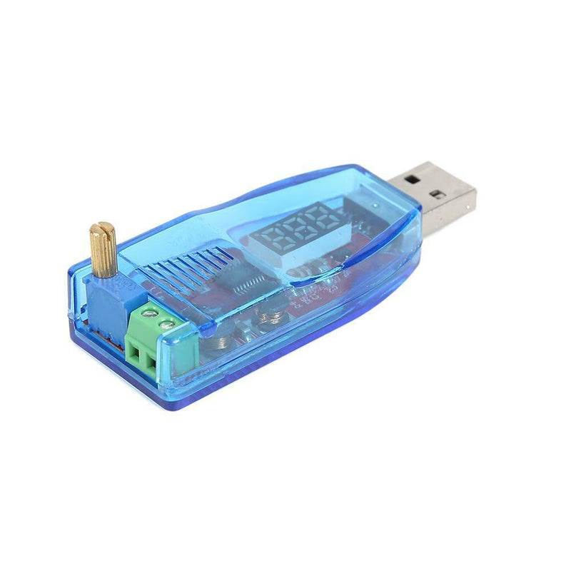 DC-DC Adjustable Boost Buck Module 3W USB Step Up Down Module with Case A