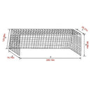 Football Soccer Goal Post Net for Kids Outdoor Match Training 12X6Ft