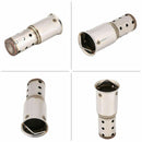 Sound Eliminator Muffler Pipe With Holes 51mm DB Killer Motorcycle Exhaust Front