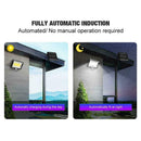 Solar Power Motion Sensor Light Outdoor Garden Floodlight-Security 100LED L Q7V0