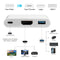 Type C USB 3.1 USB-C 4K HDMI USB 3.0 Adapter Cable 3 in 1 Hub For Macbook