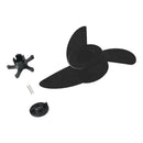 Powerful Prop 3-Blade Electric Trolling Motor Outboard Propeller Replacement Kit
