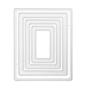Circle Frame Metal Cutting Dies for DIY Scrapbooking Card Die Cuts (AB0009) A