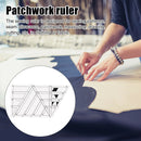 Cloth DIY Quilting Patchwork Ruler Office School Diamond Shape Sewing Templates