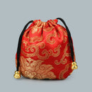 24pcs Silk Brocade Jewelry Pouch Bag, Drawstring Coin Purse,Gift Bag Value  E3V9