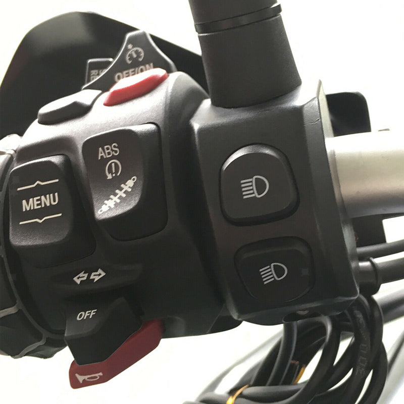 Durable Handle Fog Light Switch Control For BMW R1200GS R1250GS F750GS Black