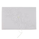 Romantic Pearls Lace Flower Applique Guest Book Guestbook Wedding Supplier