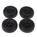 4Pcs 1/12 Scale RC Car Speed  Rubber Tyres Wheel for D90 MN90 MN91