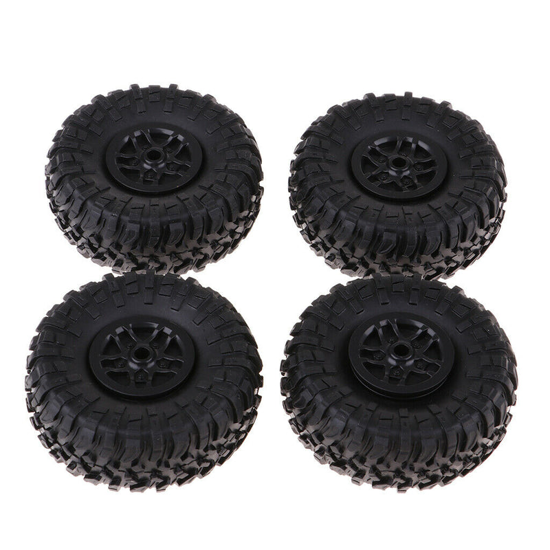 4Pcs 1/12 Scale RC Car Speed  Rubber Tyres Wheel for D90 MN90 MN91