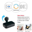 Shower Soap Dish Suction Cup, Powerful Vacuum Suction Cup Soap Holder Kitch Q2W8