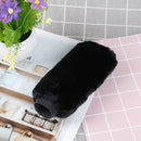 3Pcs/set Winter black soft warm plush car steering wheel cover handbrake  3C