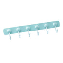 Self Adhesive Wall Hook Rail Coat Bag Key Bathroom Kitchen Towel Hanger Blue