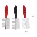 Dog Cat Fur Rake Tools Grooming Brush Comb Remove Loose Hair Well-groomed Double