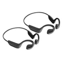 2x Bone Conduction Headphones Waterproof Sweatproof Earphones with Mic Ear Hook