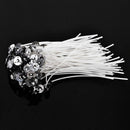 50pc Candle Wicks Cotton Core Pre Waxed With Sustainers For Candle Making 8 T0W4