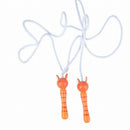 Childrens Wooden Handle Skipping Rope Animal Colourful Cartoon Zoo I1X1