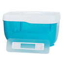 Wall Mounted Bathroom Tissue Box Self-adhesive Waterproof Blue L