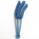 Triple Microfibre Venetian Window Car Blinds Slat Cleaner Brush Duster Pra VMX