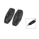Sport Stretchy Cuffs Water-proof Forearm Arm Sleeves Oversleeve Black Pair M5O7
