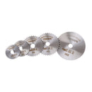 6pcs Circular Saw Disc Set Mini Drill Rotary Tool Wood Cutting Blade Accessor BX