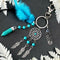 Dream Catcher Keyring Bag Hanging Pendant Decor Gift (Tassel Keychain) A