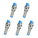 5 Piece Router Bit 1/4 Inch Shank Bearing Mortise Template Flush Trim Cutter