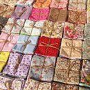 50PCS 10x10cm DIY Square Floral Cotton Fabric Patchwork Cloth For Craft Sewing