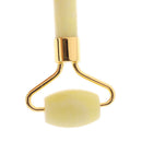 1PC Yellow Roller Natural Facial Care Tools Jade Face Massage Roller Beauty To%!