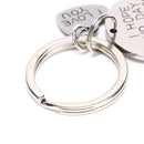 Engraved Pendants I Love You Key Chain Key Ring Jewelry Valentines day gi Ws Gn
