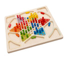 Chinese Checkers Board Flying Chess Ludo Board Game 2 in 1 the Whole Family