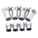 4pc TR413 Chrome Car Truck Tire Wheel Tyre Valve Stem Hex Cap W/ Sleeve Cover