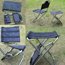 Outdoor Folding Chair 7075 Aluminum Alloy Fishing Camping Chair BBQ Stool