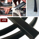 4M Car Door Window Trim Edge Moulding Rubber Noise Weatherstrip Seal Strip Black