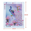 Magnolia Peacock 5D Diamond Painting Embroidery DIY Cross Stitch Home Decor