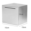 Safe Piggy Bank Made of Stainless Steel,Safe Box Money Savings Bank for Kid