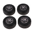 4Pcs 73mm Diameter Tire Tyres for WPL B14 RC Car Truck Part DIY Accessories