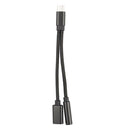 Type C To 3.5mm  And Charger 2 In1 Headphone Audio Jack USB C Cable Adapter