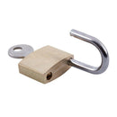 3x Small Brass Padlocks Mini Brass Tiny Box Locks Keyed Jewelry 6 Keys 20mm