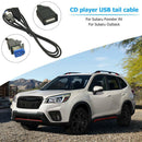 USB Female to AUX-In 4Pin Car Audio Player Adapter Cable for Subaru Forester XV