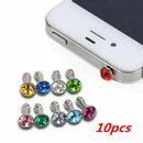 10pcs Dust Plug 3.5mm Universal Phone Earphone Jack Plug Dust-proof Stopper Cap