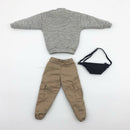 1/6 Mens Sweatshirt Trousers Bag Outfits Full Set Accessories for