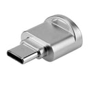 Mini Portable Key Ring Type Type-C USB3.1 Micro SD TF Memory Card Reader A
