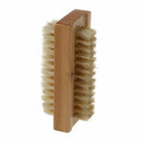 Wooden Double Sided Handle Nylon Bristle Manicure Pedicure Scrubbing Nail B